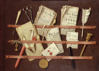 Composición de trampantojo de Edwaert Colyer or Collier
